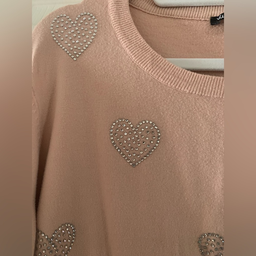 Blush Valentine Sparkle Sweater